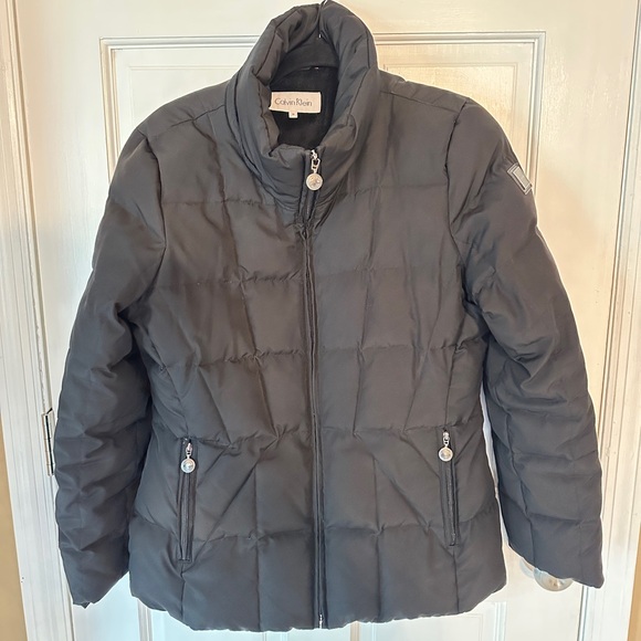 Calvin Klein Black Puffer Jacket - Picture 1 of 6